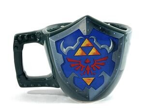Paladone Zelda Hylian Shield 3D Ceramic Mug Nintendo 2015 Collectible Cup